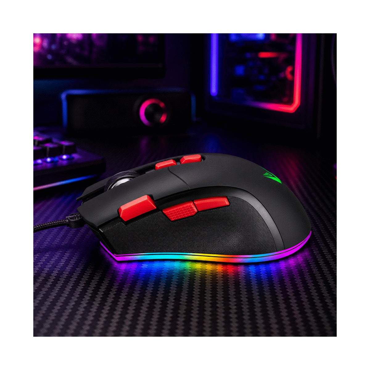 VX Gaming Morpheus Series Wired RGB Mouse with Braided Cable