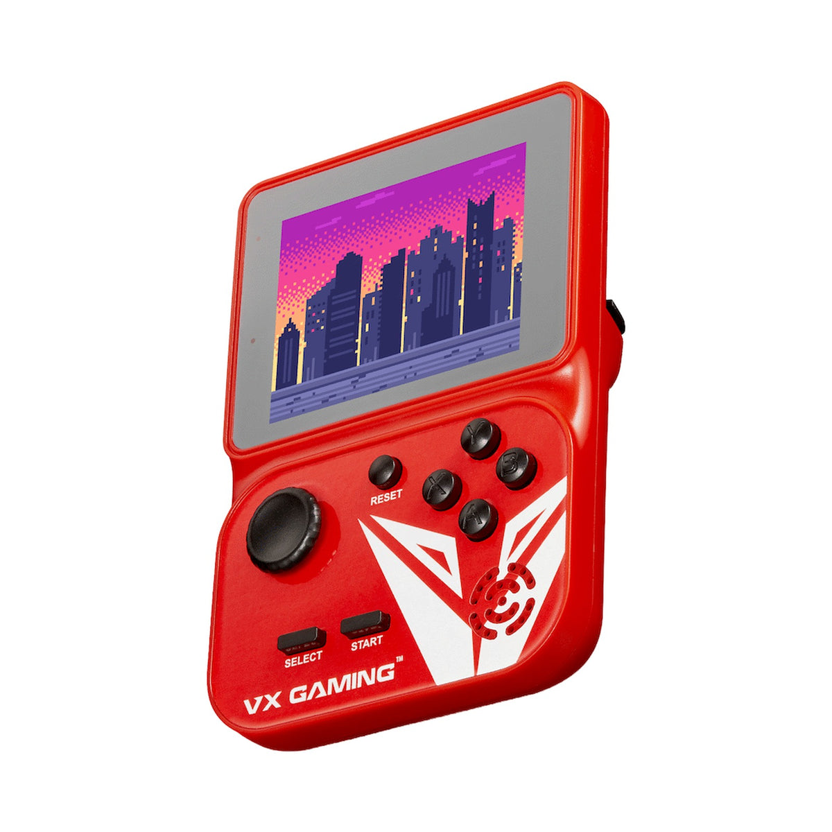 VX Gaming Nostalgia Series Handheld Retro Game Station with 4gb Micro SD - Red