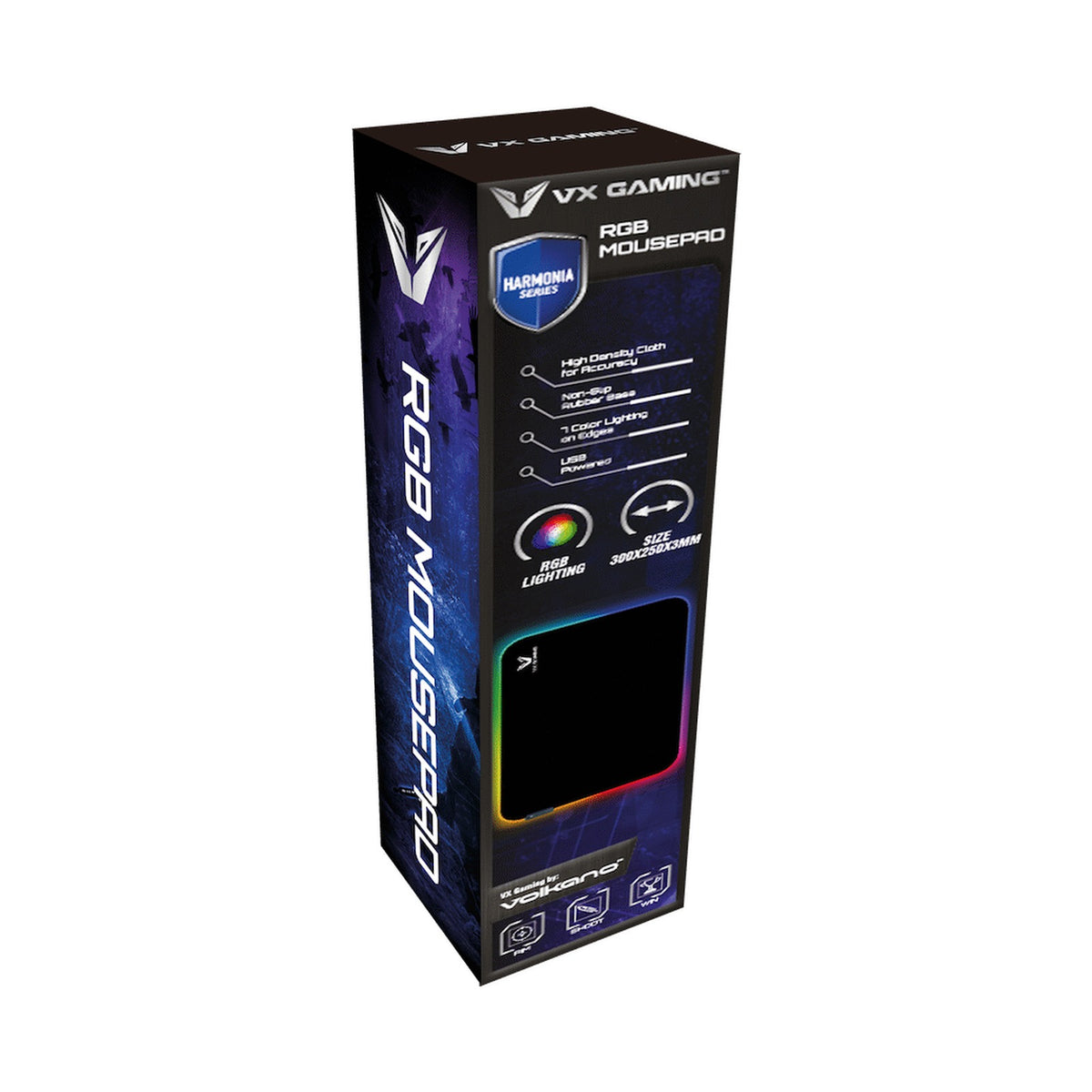 VX Gaming Harmonia RGB Mouse Pad 300x250x3mm