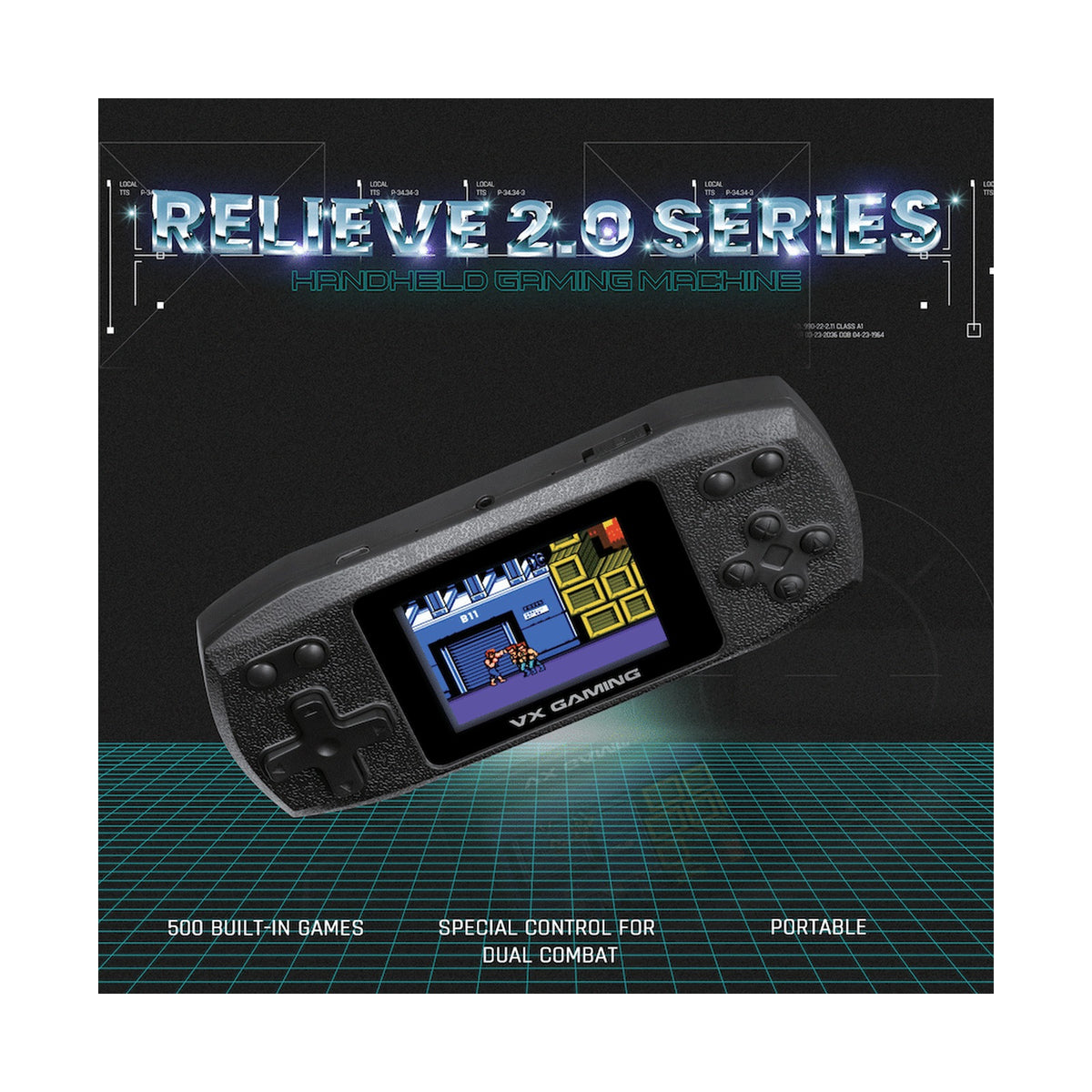 VX Gaming Relieve Series Handheld Gaming Machine - Black