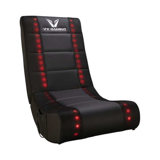 VX Gaming Electra Series Rocking Gaming Chair with LED lights