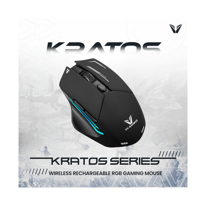 VX Gaming Kratos Series Wireless Rechargeable RGB Gaming Mouse