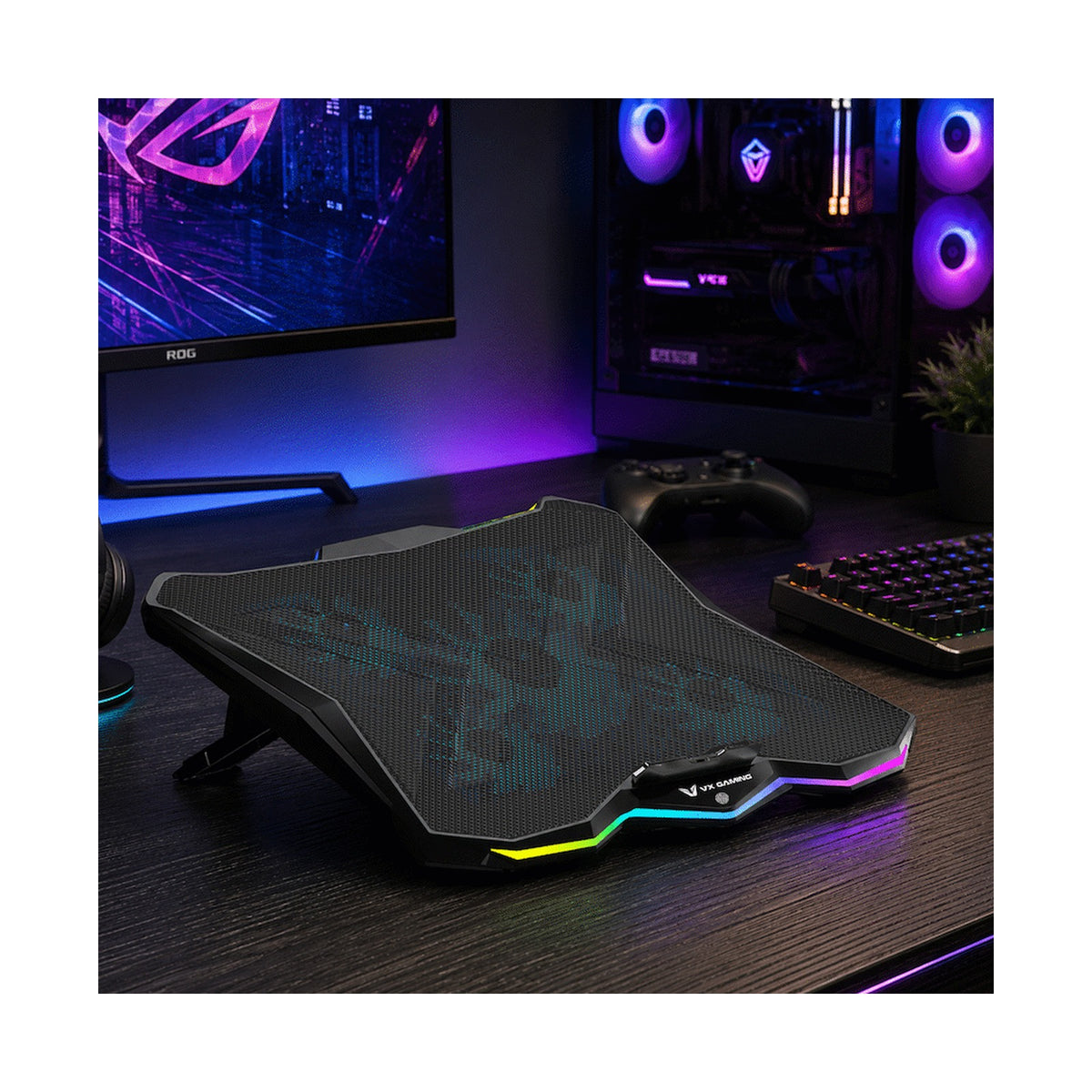 VX Gaming Boreas Series 5-Fan 17" Notebook Cooling Stand