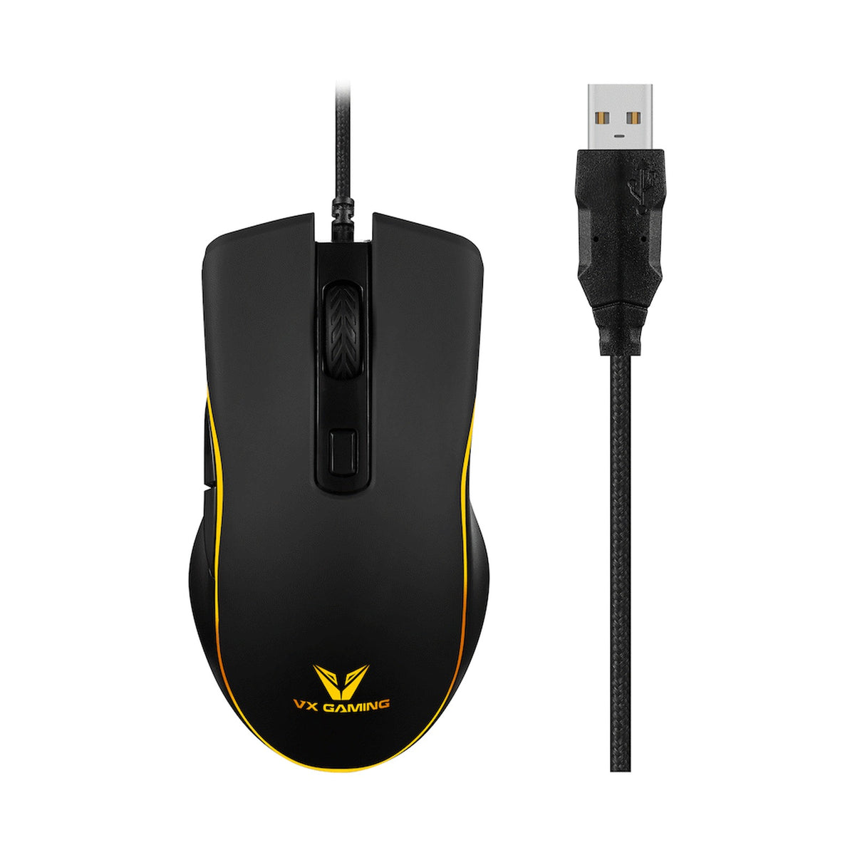VX Gaming Hypnos Series Gaming Mouse with Rainbow Lighting