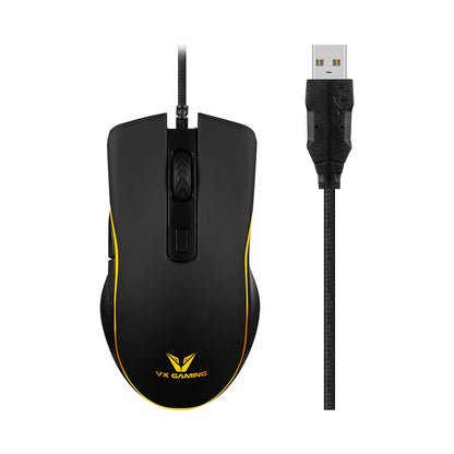 VX Gaming Hypnos Series Gaming Mouse with Rainbow Lighting