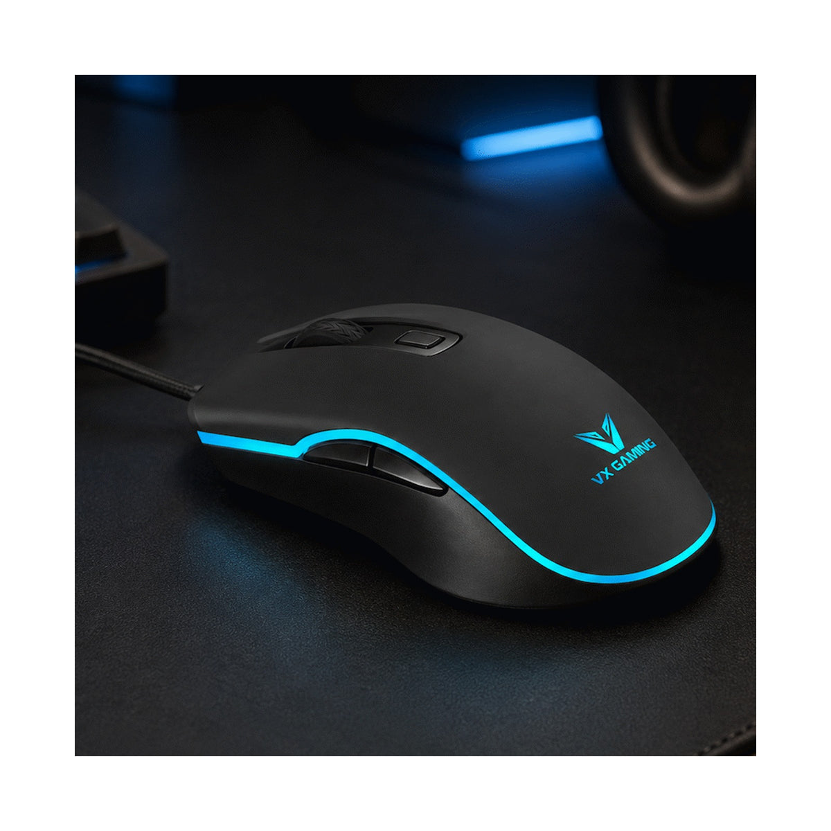VX Gaming Hypnos Series Gaming Mouse with Rainbow Lighting