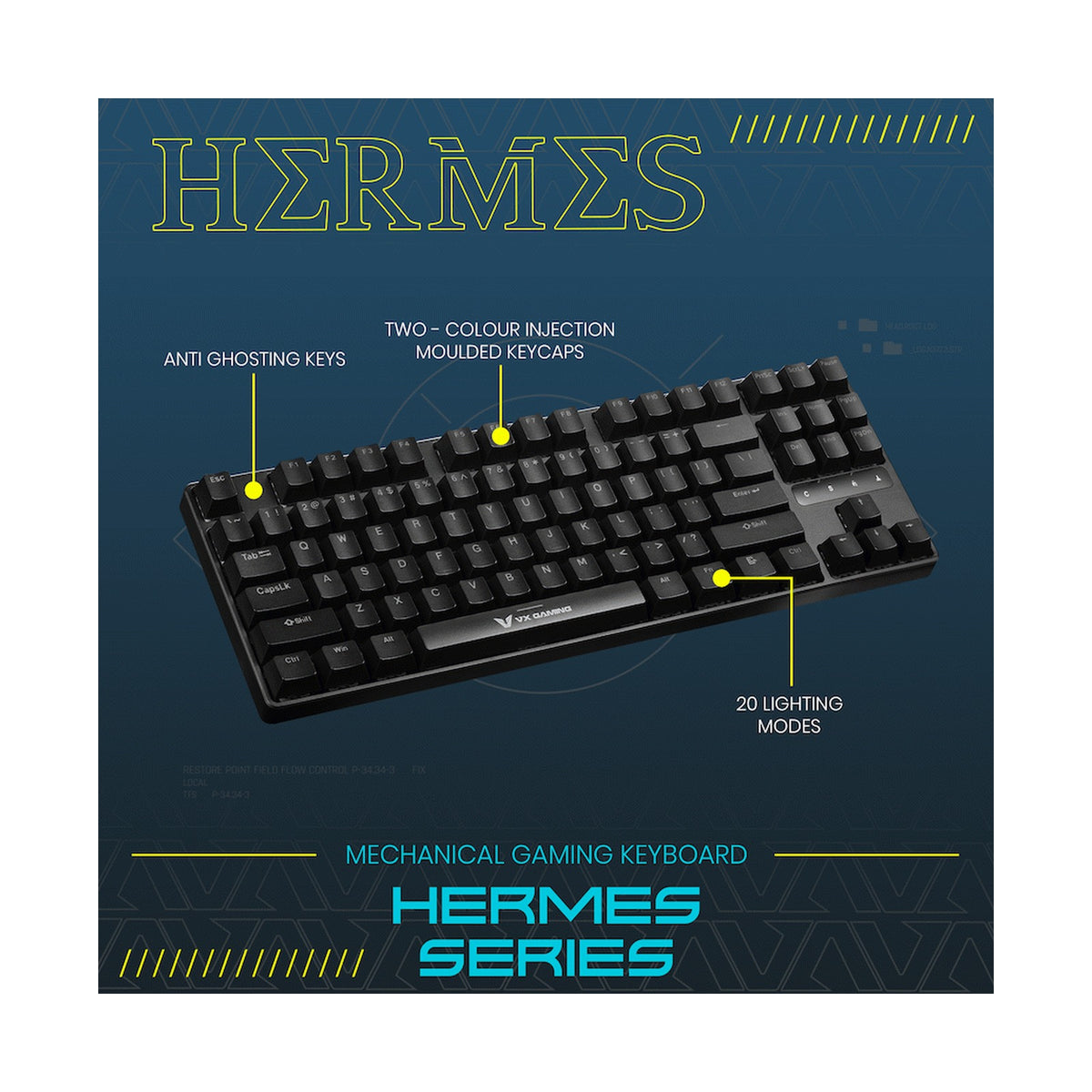 VX Gaming Hermes Series Mechanical Gaming Keyboard