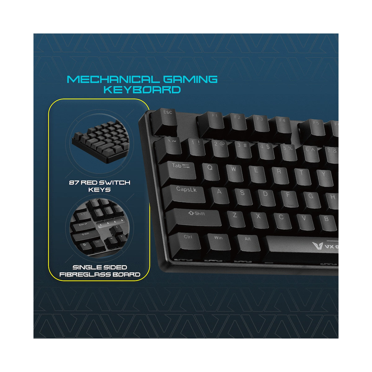 VX Gaming Hermes Series Mechanical Gaming Keyboard
