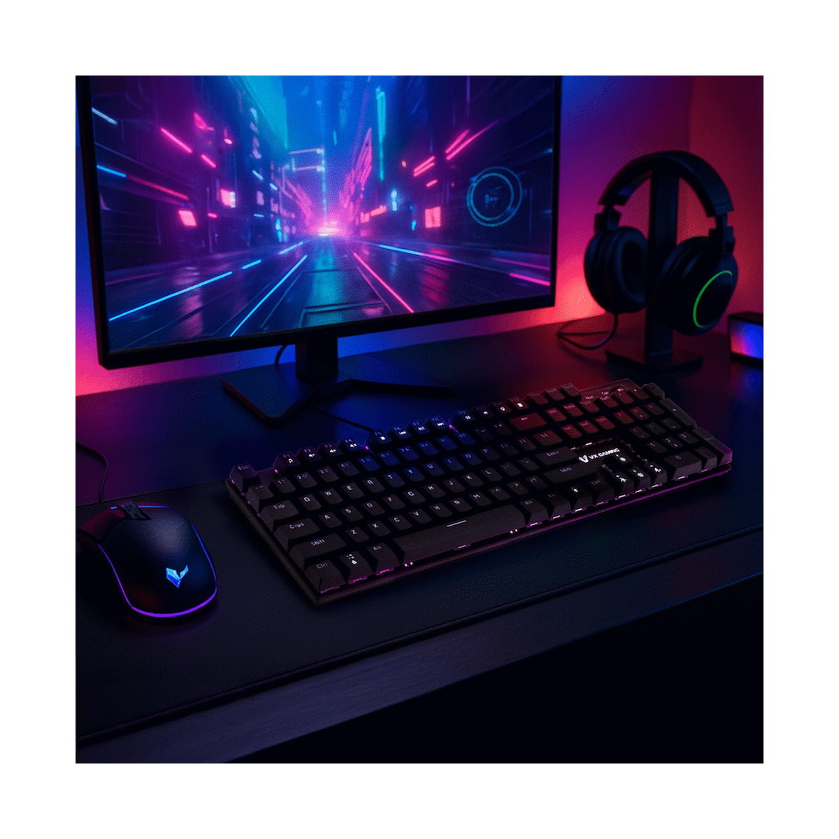 VX Gaming Floki RGB Full Mechanical Keyboard