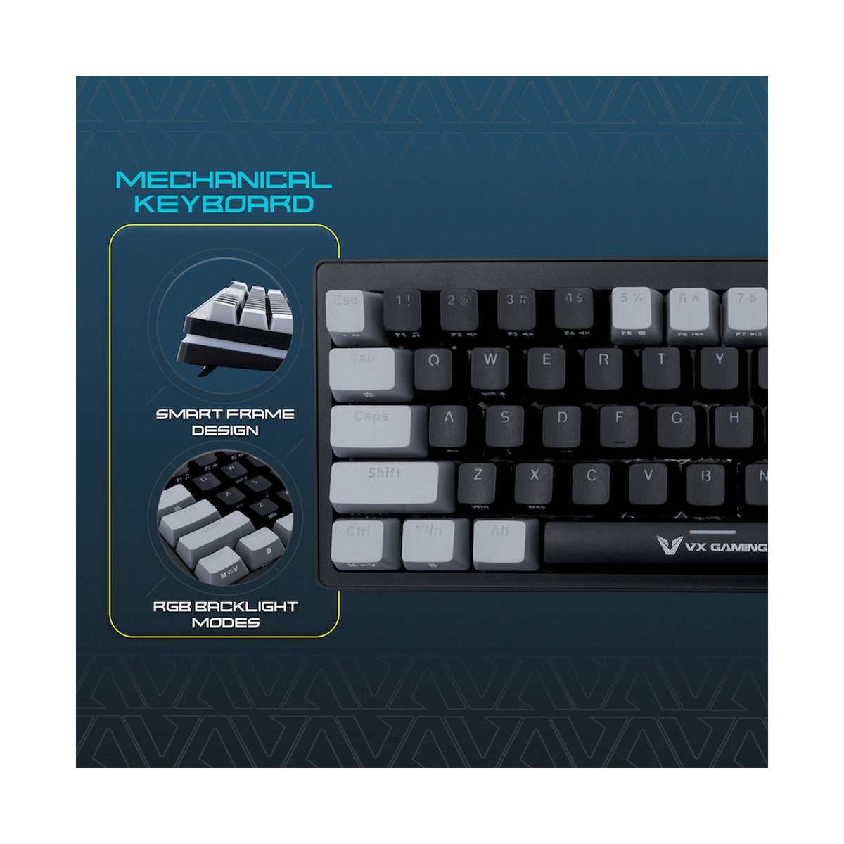 VX Gaming Sun-Wukong RGB Hot Swappable Mechanical Keyboard
