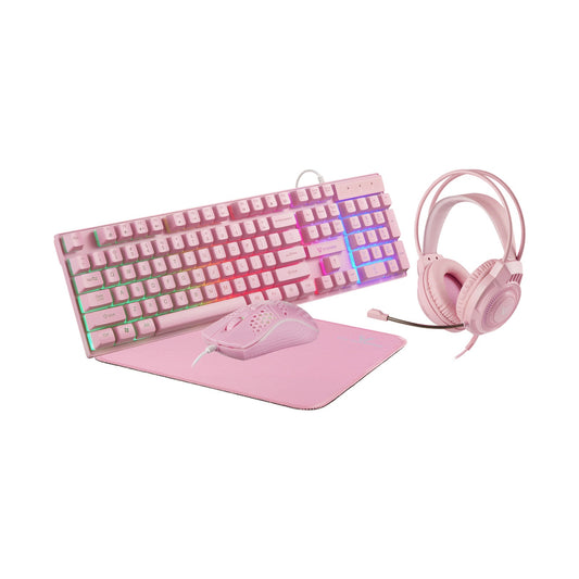 VX Gaming Freya Pink 4 -in-1 Rainbow Combo