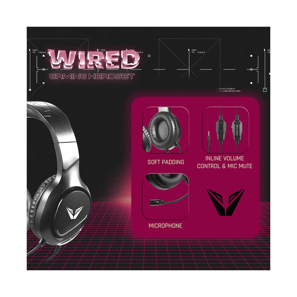 VX Gaming Blaze series Gaming Headset