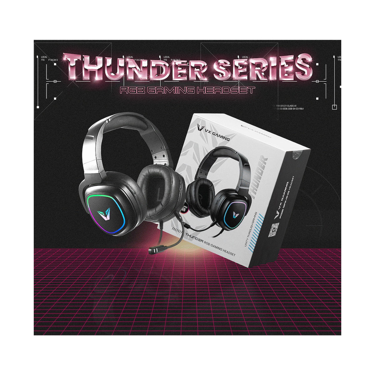 VX Gaming Thunder series Gaming Headset RGB