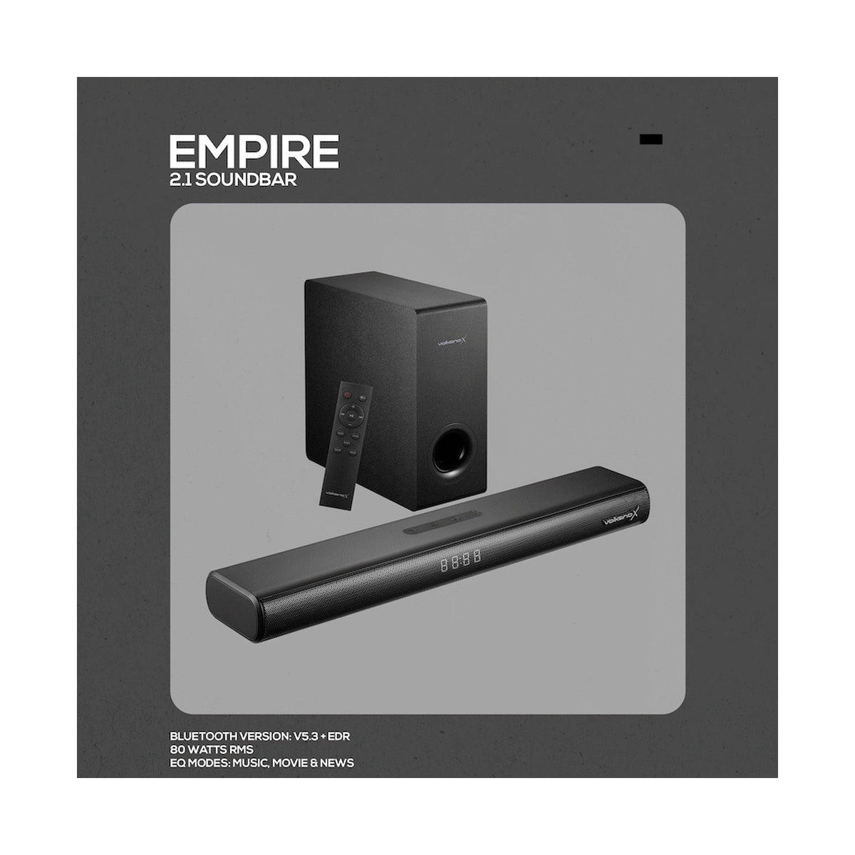 VolkanoX Empire 2.1 Soundbar