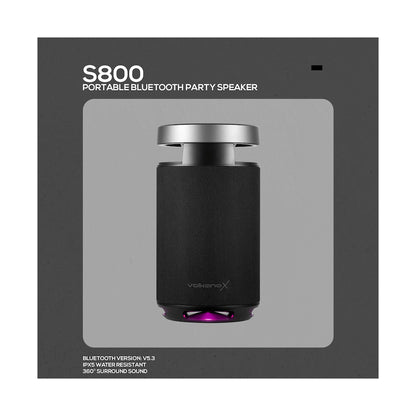 VolkanoX S800 Portable Bluetooth Party Speaker