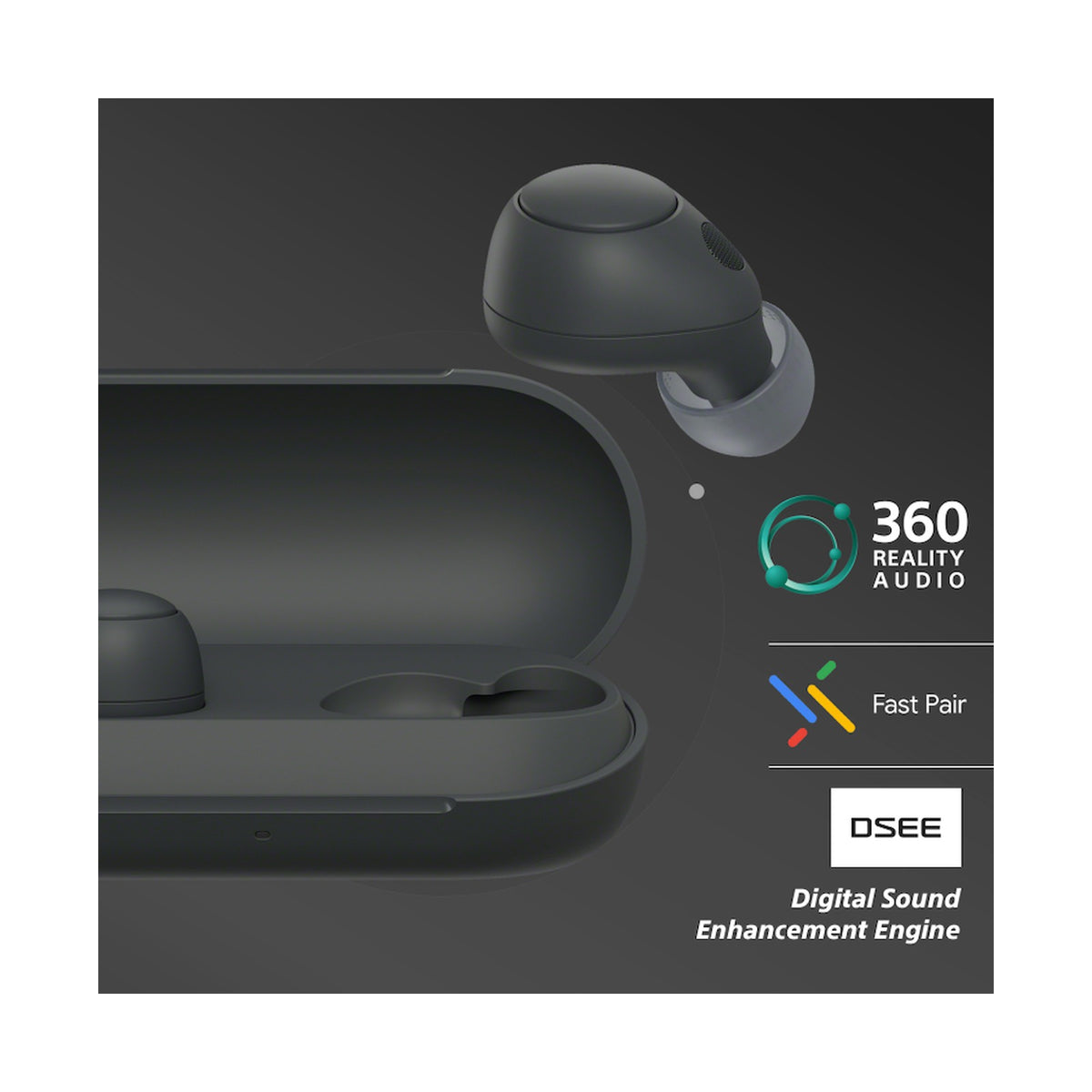 Sony WF-C700N (Black) True Wireless Earbuds