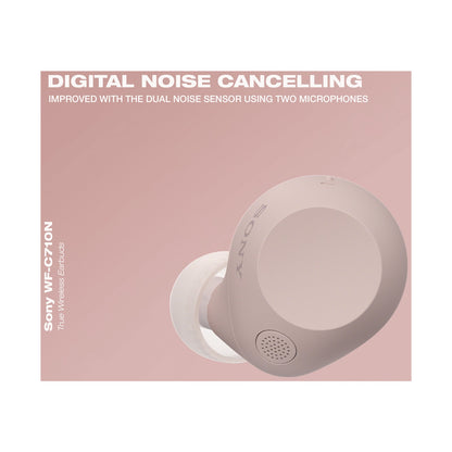 Sony WF-C710N True Wireless Earbuds (Pink)