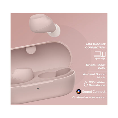 Sony WF-C710N True Wireless Earbuds (Pink)
