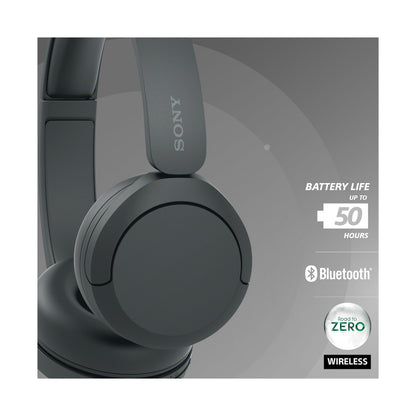 Sony WH-CH520 Bluetooth On-Ear Headphones (Black)