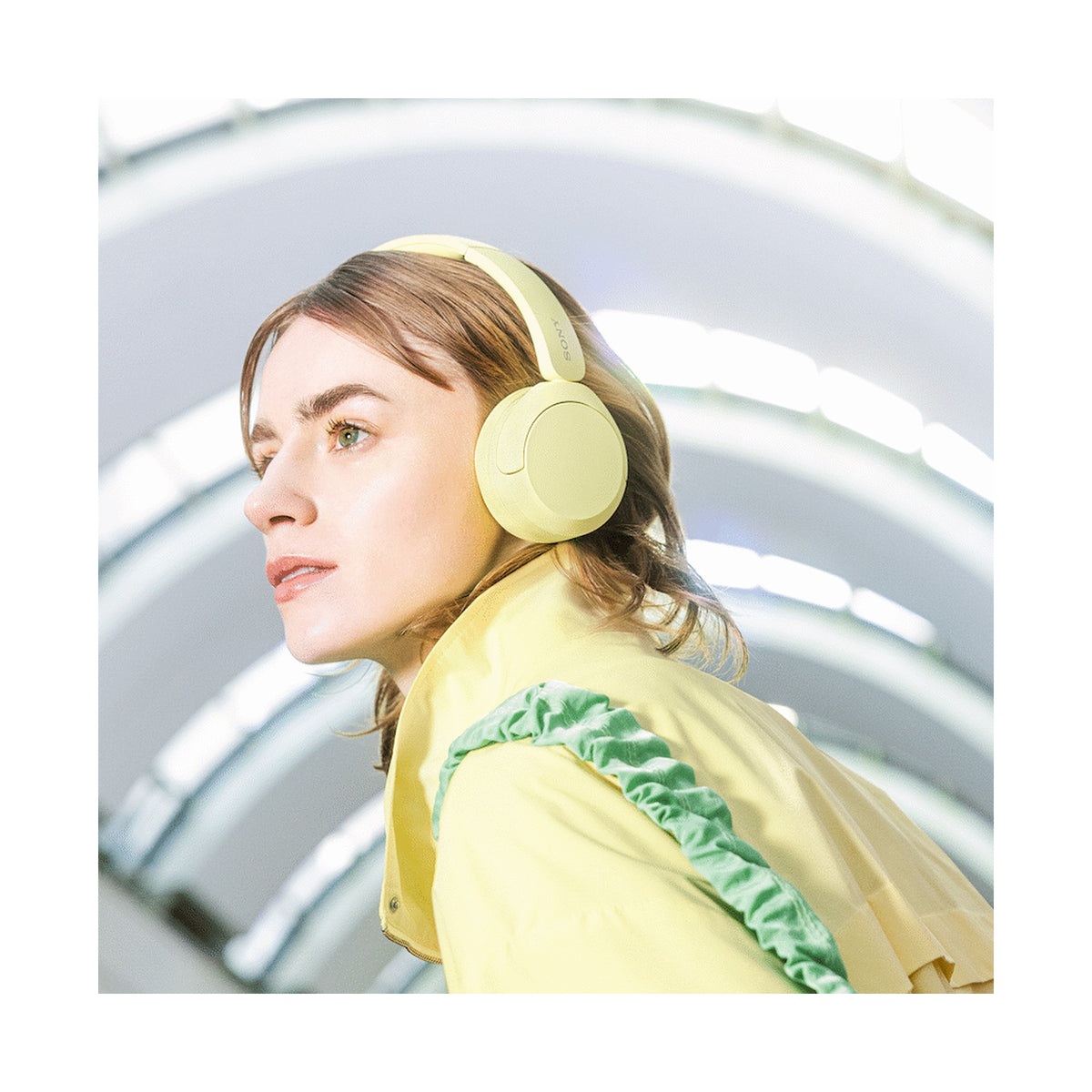 Sony WH-CH520 (Yellow) Bluetooth On-Ear Headphones