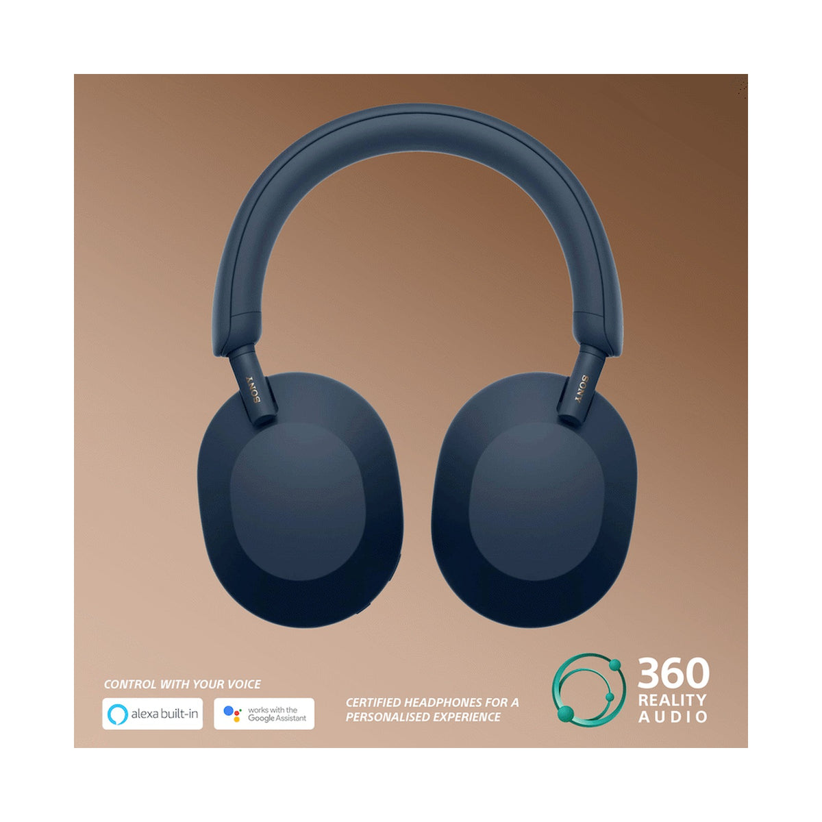 Sony WH1000XM5 (Blue) Noise-Cancelling BT Headphones