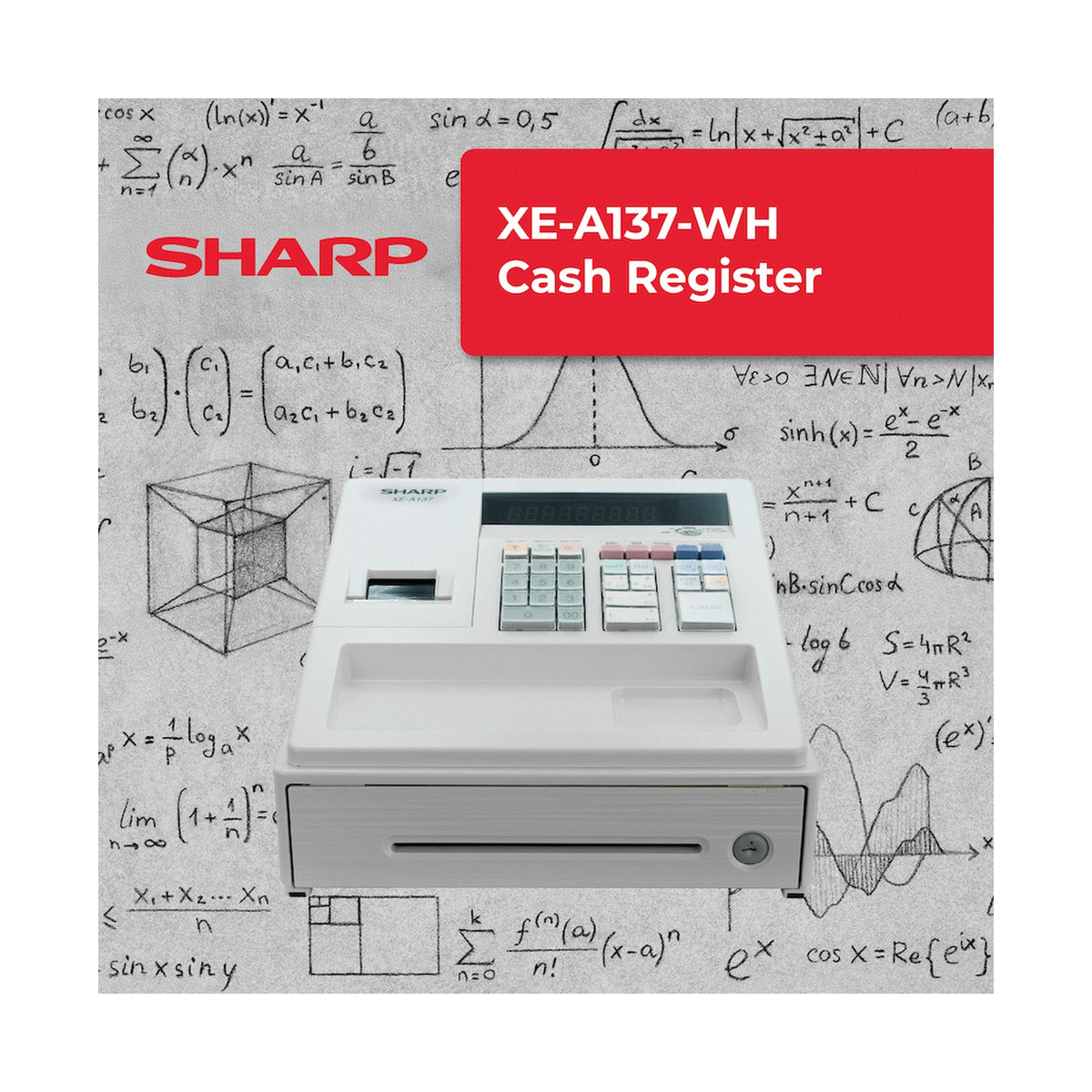 Sharp XE-A137-WH Cash register