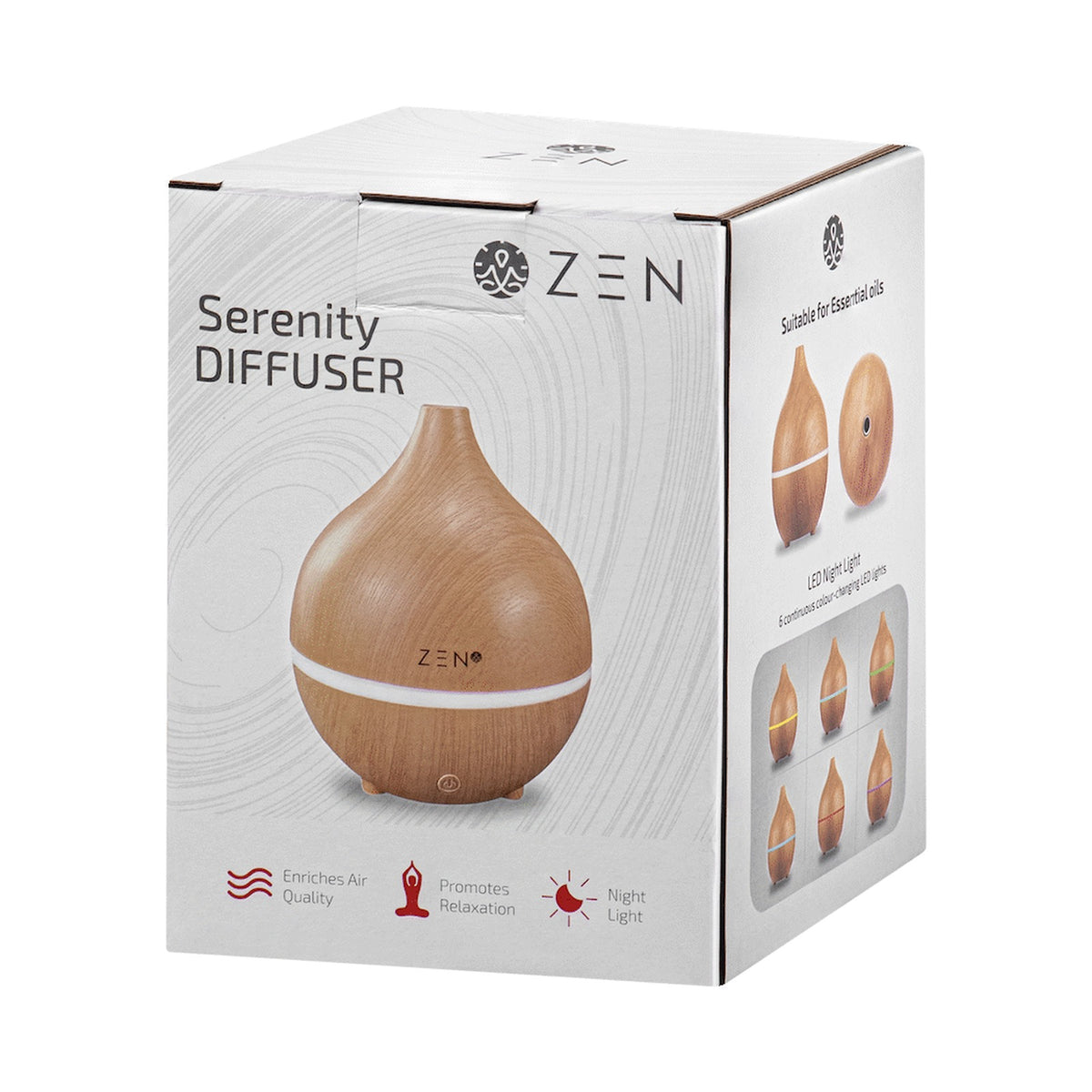 Zen Serenity Diffuser - Light Wood