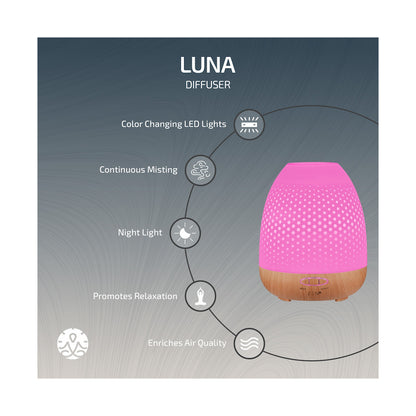 Zen Lunar Diffuser - White