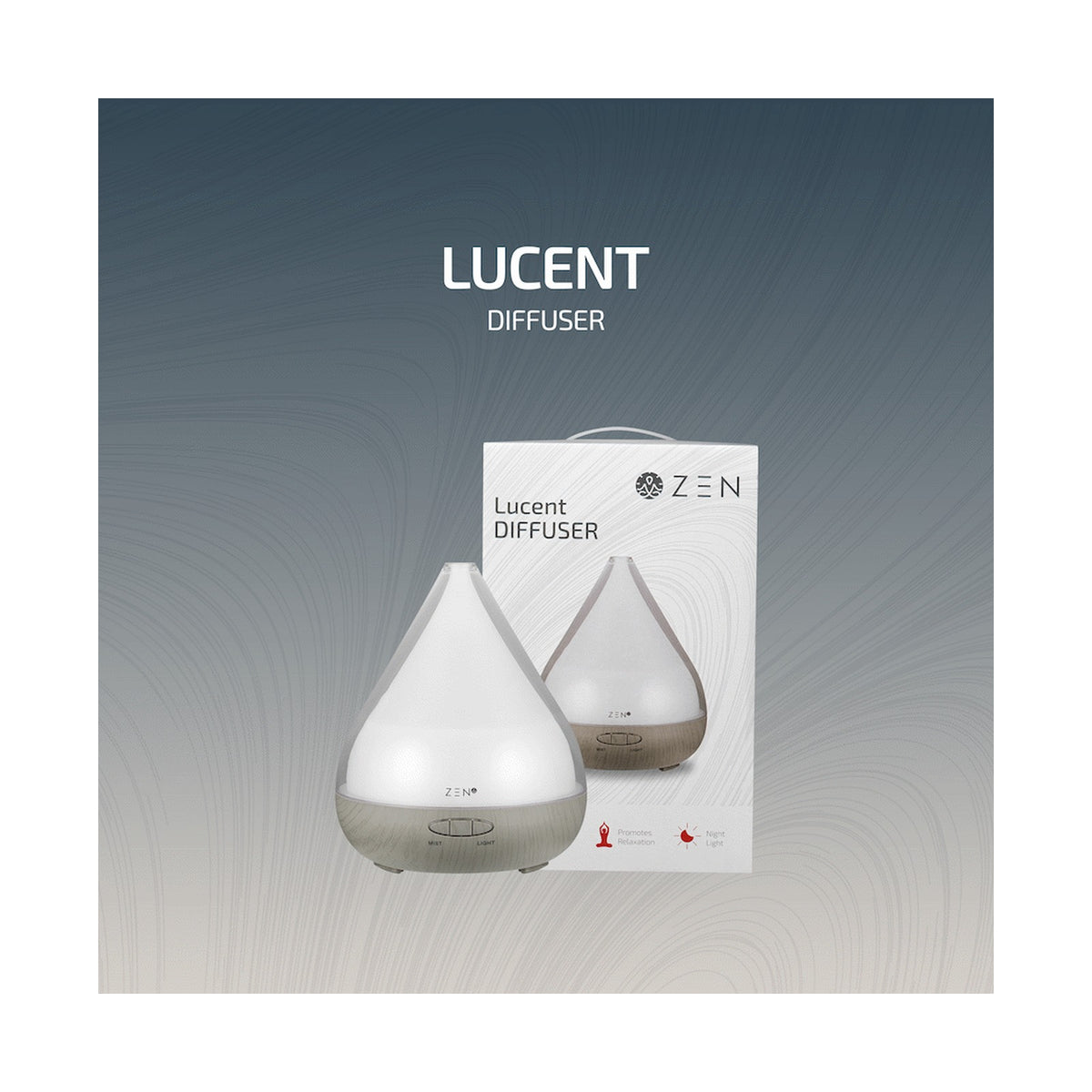 Zen Lucent Diffuser - Grey