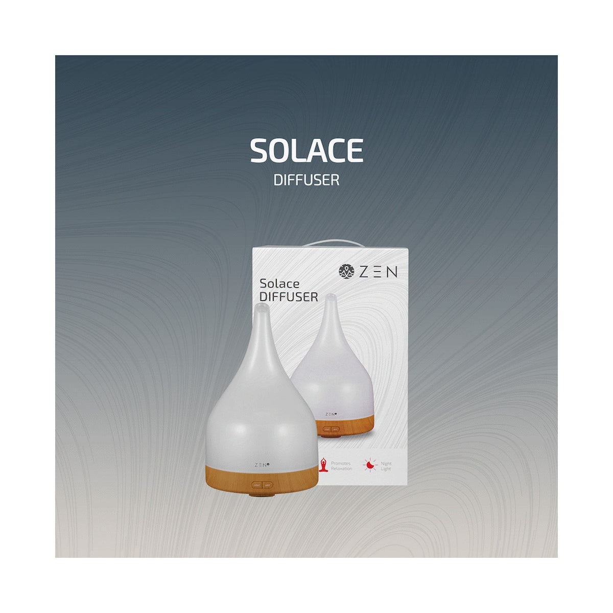 Zen Solace Diffuser - Light Wood