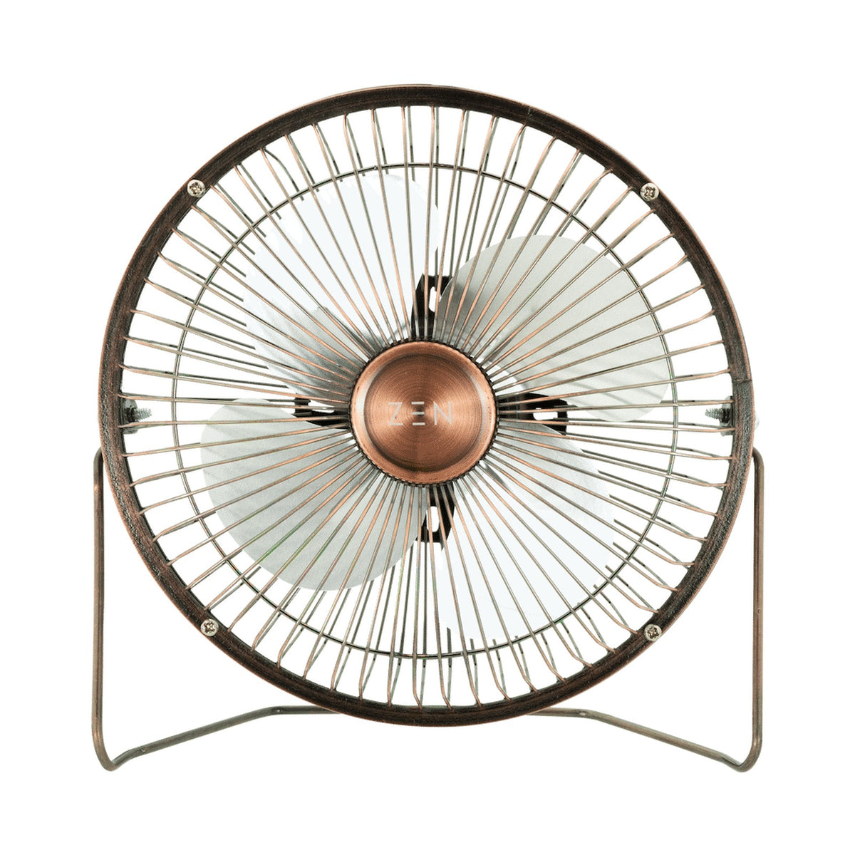 Zen Cool Series 6in Desk Fan - Copper