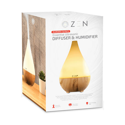 ZEN Aurora series Ultrasonic Diffuser - Light Wood