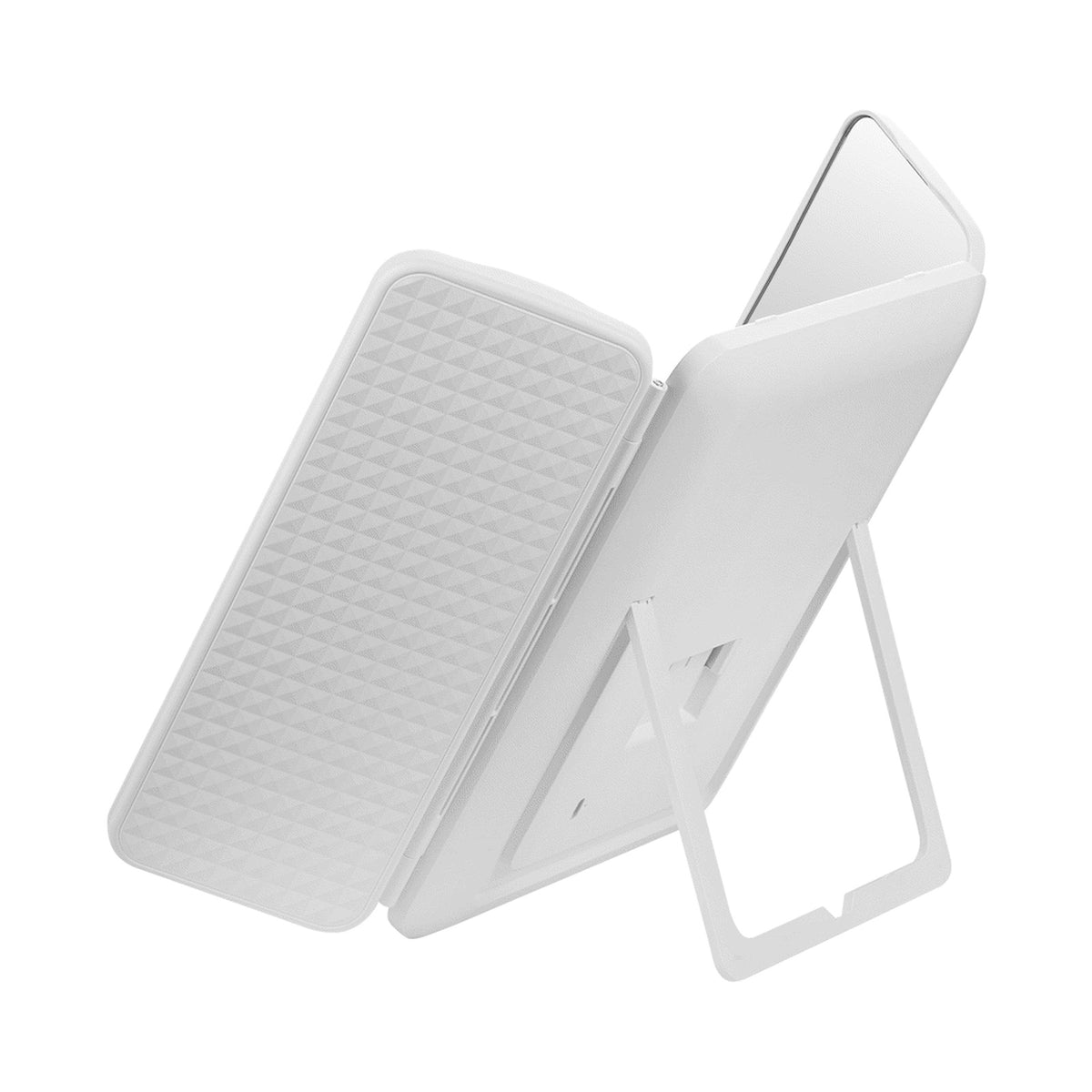 ZEN Selene Series Detachable Trifold Makeup Mirror - White