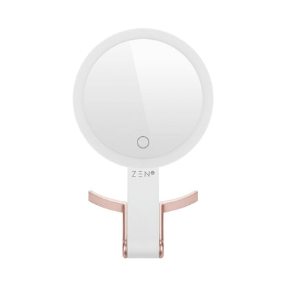 ZEN JestSet Series Portable Handheld LED Mirror - White