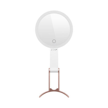ZEN JestSet Series Portable Handheld LED Mirror - White
