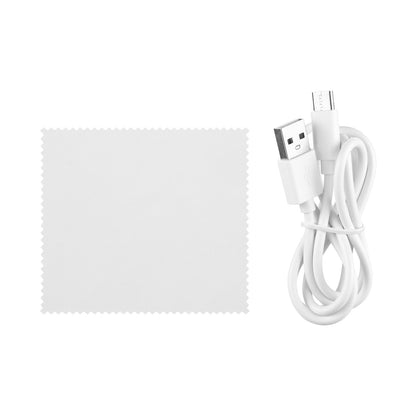 ZEN JestSet Series Portable Handheld LED Mirror - White
