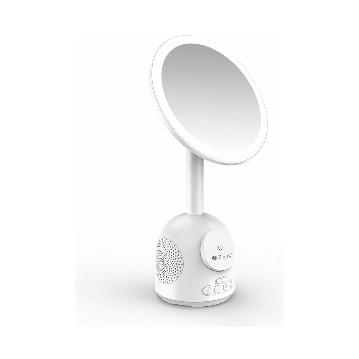 ZEN Unify Series Wireless Phone Charger with Bluetooth Speaker - White