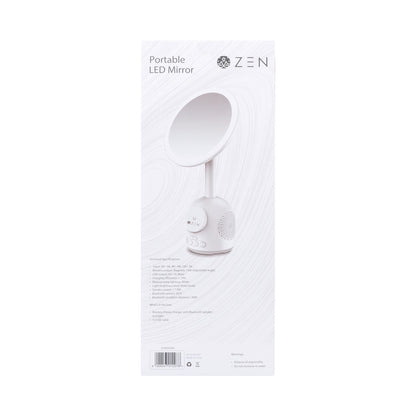 ZEN Unify Series Wireless Phone Charger with Bluetooth Speaker - White