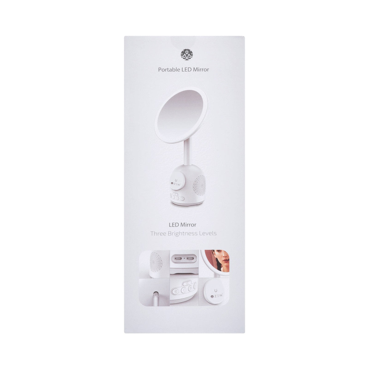 ZEN Unify Series Wireless Phone Charger with Bluetooth Speaker - White