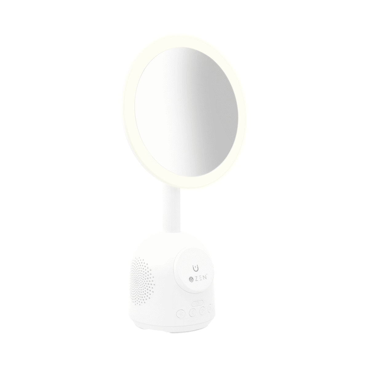 ZEN Unify Series Wireless Phone Charger with Bluetooth Speaker - White