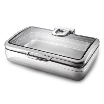 Ecrc011 Snappy Chef 11.2l Elite Rectangular Chafing Dish.png