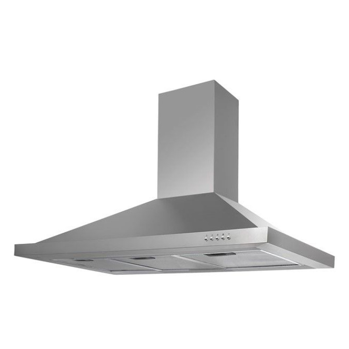Falco 90Cm Pyramid Type S/Steel Chimney Extractor FAL-90-PYRS - The ...